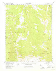 Lamont Peak California Historical topographic map, 1:62500 scale, 15 X 15 Minute, Year 1956
