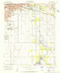 Lamont California Historical topographic map, 1:24000 scale, 7.5 X 7.5 Minute, Year 1954