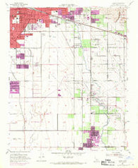 Lamont California Historical topographic map, 1:24000 scale, 7.5 X 7.5 Minute, Year 1954