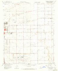 Lancaster East California Historical topographic map, 1:24000 scale, 7.5 X 7.5 Minute, Year 1958