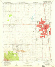 Lancaster West California Historical topographic map, 1:24000 scale, 7.5 X 7.5 Minute, Year 1958