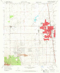 Lancaster West California Historical topographic map, 1:24000 scale, 7.5 X 7.5 Minute, Year 1958
