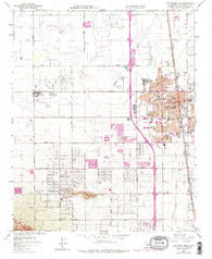 Lancaster West California Historical topographic map, 1:24000 scale, 7.5 X 7.5 Minute, Year 1958