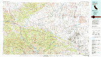 Lancaster California Historical topographic map, 1:100000 scale, 30 X 60 Minute, Year 1981
