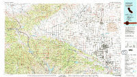 Lancaster California Historical topographic map, 1:100000 scale, 30 X 60 Minute, Year 1981