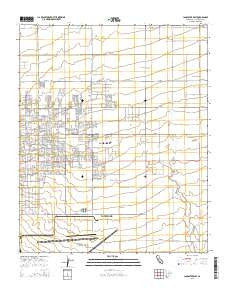 Lancaster East California Current topographic map, 1:24000 scale, 7.5 X 7.5 Minute, Year 2015