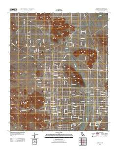 Landers California Historical topographic map, 1:24000 scale, 7.5 X 7.5 Minute, Year 2012