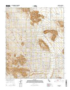 Landers California Current topographic map, 1:24000 scale, 7.5 X 7.5 Minute, Year 2015