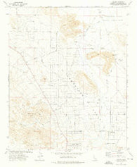 Landers California Historical topographic map, 1:24000 scale, 7.5 X 7.5 Minute, Year 1972