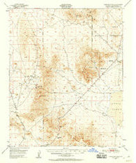Lane Mountain California Historical topographic map, 1:62500 scale, 15 X 15 Minute, Year 1948