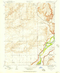 Lanes Bridge California Historical topographic map, 1:24000 scale, 7.5 X 7.5 Minute, Year 1946