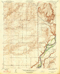 Lanes Bridge California Historical topographic map, 1:24000 scale, 7.5 X 7.5 Minute, Year 1947
