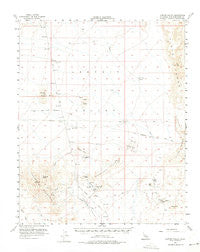 Lanfair Valley California Historical topographic map, 1:62500 scale, 15 X 15 Minute, Year 1956