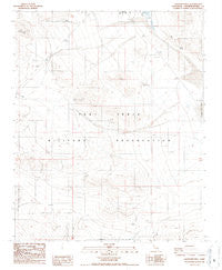 Langford Well California Historical topographic map, 1:24000 scale, 7.5 X 7.5 Minute, Year 1986