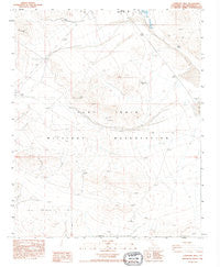 Langford Well California Historical topographic map, 1:24000 scale, 7.5 X 7.5 Minute, Year 1986