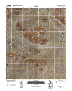 Langford Well California Historical topographic map, 1:24000 scale, 7.5 X 7.5 Minute, Year 2012