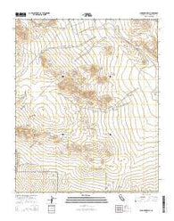 Langford Well California Current topographic map, 1:24000 scale, 7.5 X 7.5 Minute, Year 2015