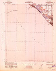 Las Bolsas California Historical topographic map, 1:62500 scale, 15 X 15 Minute, Year 1943