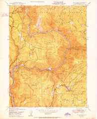 Las Plumas California Historical topographic map, 1:24000 scale, 7.5 X 7.5 Minute, Year 1950