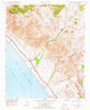 Las Pulgas Canyon California Historical topographic map, 1:24000 scale, 7.5 X 7.5 Minute, Year 1948