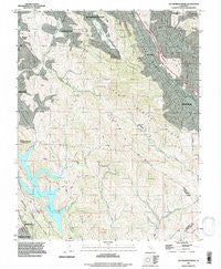 Las Trampas Ridge California Historical topographic map, 1:24000 scale, 7.5 X 7.5 Minute, Year 1993