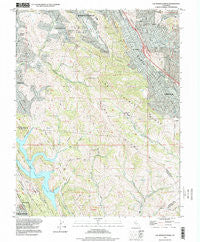 Las Trampas Ridge California Historical topographic map, 1:24000 scale, 7.5 X 7.5 Minute, Year 1995