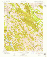 Las Trampas Ridge California Historical topographic map, 1:24000 scale, 7.5 X 7.5 Minute, Year 1947