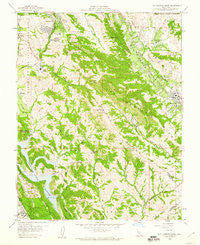Las Trampas Ridge California Historical topographic map, 1:24000 scale, 7.5 X 7.5 Minute, Year 1959