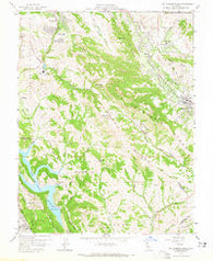 Las Trampas Ridge California Historical topographic map, 1:24000 scale, 7.5 X 7.5 Minute, Year 1959