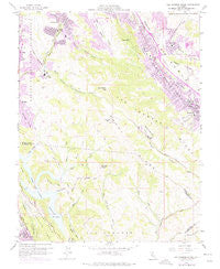 Las Trampas Ridge California Historical topographic map, 1:24000 scale, 7.5 X 7.5 Minute, Year 1959