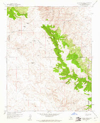Las Yeguas Ranch California Historical topographic map, 1:24000 scale, 7.5 X 7.5 Minute, Year 1959