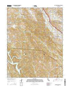 Las Trampas Ridge California Current topographic map, 1:24000 scale, 7.5 X 7.5 Minute, Year 2015