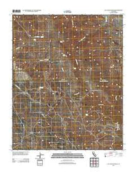 Las Yeguas Ranch California Historical topographic map, 1:24000 scale, 7.5 X 7.5 Minute, Year 2012