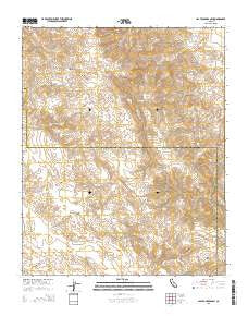 Las Yeguas Ranch California Current topographic map, 1:24000 scale, 7.5 X 7.5 Minute, Year 2015