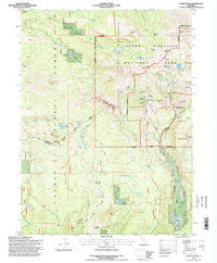 Lassen Peak California Historical topographic map, 1:24000 scale, 7.5 X 7.5 Minute, Year 1995