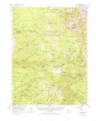 Lassen Peak California Historical topographic map, 1:62500 scale, 15 X 15 Minute, Year 1956
