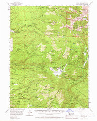 Lassen Peak California Historical topographic map, 1:62500 scale, 15 X 15 Minute, Year 1956