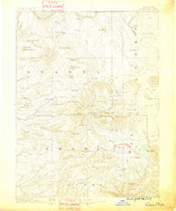Lassen Peak California Historical topographic map, 1:250000 scale, 1 X 1 Degree, Year 1886
