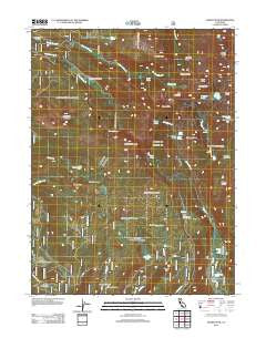 Lassen Peak California Historical topographic map, 1:24000 scale, 7.5 X 7.5 Minute, Year 2012