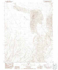 Last Chance Range SW California Historical topographic map, 1:24000 scale, 7.5 X 7.5 Minute, Year 1987