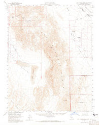 Last Chance Range California Historical topographic map, 1:62500 scale, 15 X 15 Minute, Year 1958
