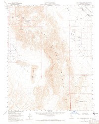 Last Chance Range California Historical topographic map, 1:62500 scale, 15 X 15 Minute, Year 1958