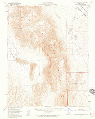 Last Chance Range California Historical topographic map, 1:62500 scale, 15 X 15 Minute, Year 1958