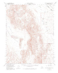 Last Chance Range California Historical topographic map, 1:62500 scale, 15 X 15 Minute, Year 1958