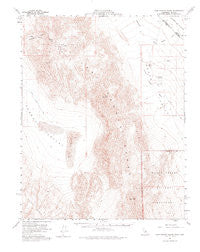 Last Chance Range California Historical topographic map, 1:62500 scale, 15 X 15 Minute, Year 1958
