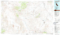 Last Chance Range California Historical topographic map, 1:100000 scale, 30 X 60 Minute, Year 1985