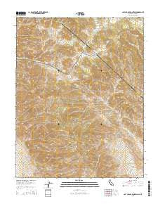 Last Chance Mountain California Current topographic map, 1:24000 scale, 7.5 X 7.5 Minute, Year 2015