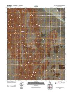 Last Chance Range SE California Historical topographic map, 1:24000 scale, 7.5 X 7.5 Minute, Year 2012
