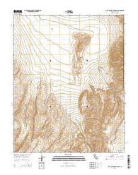 Last Chance Range SW California Current topographic map, 1:24000 scale, 7.5 X 7.5 Minute, Year 2015