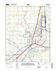 Lathrop California Current topographic map, 1:24000 scale, 7.5 X 7.5 Minute, Year 2015